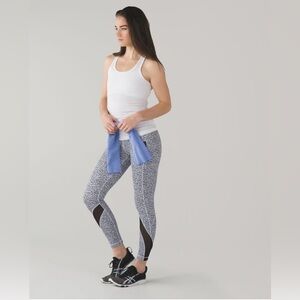 Lululemon Inspire Tight II (Mesh)
Miss Mosaic White  size 10 EUC